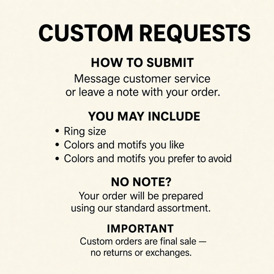 Customization Add-On Only – Must Be Purchased with a Jewelry Jar