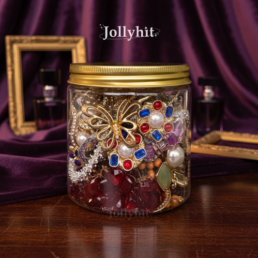 Vintage Style Mystery Jewelry Jar - 30 Pcs - Estimated Delivery in ~15 Business Days