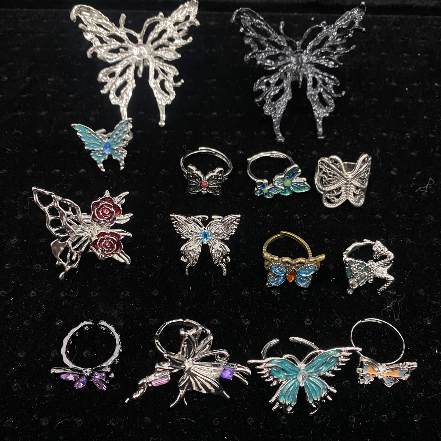 Jollyhit Butterfly Aesthetic Mystery Jewelry Jar, Witchy Fairycore Style Costume Jewelry - Estimated Delivery in 15 Business Days