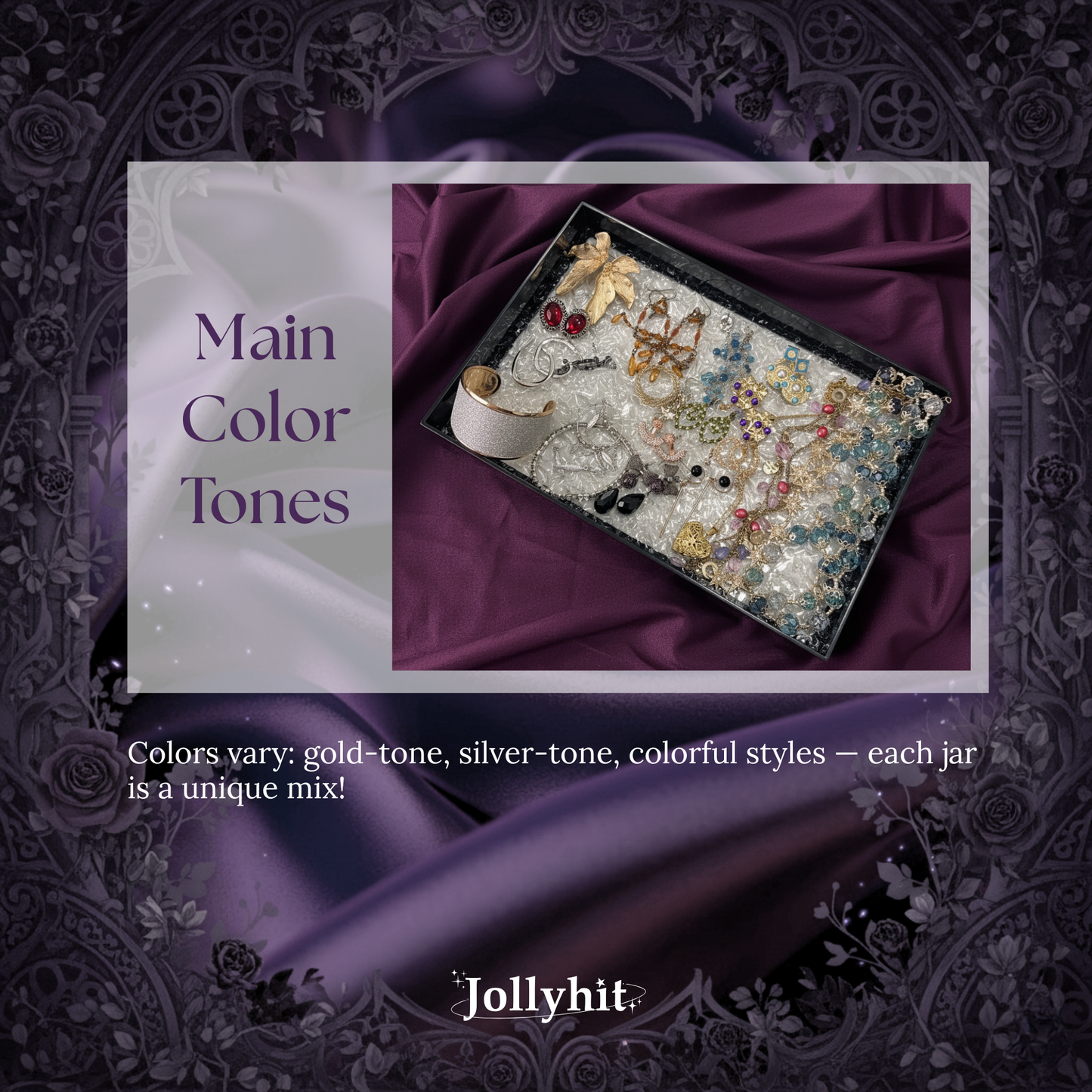 Vintage Style Mystery Jewelry Jar - 30 Pcs - Estimated Delivery in ~15 Business Days