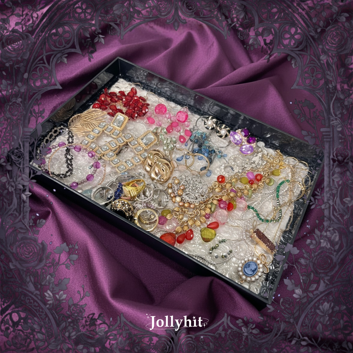 Vintage Style Mystery Jewelry Jar - 30 Pcs - Estimated Delivery in ~15 Business Days