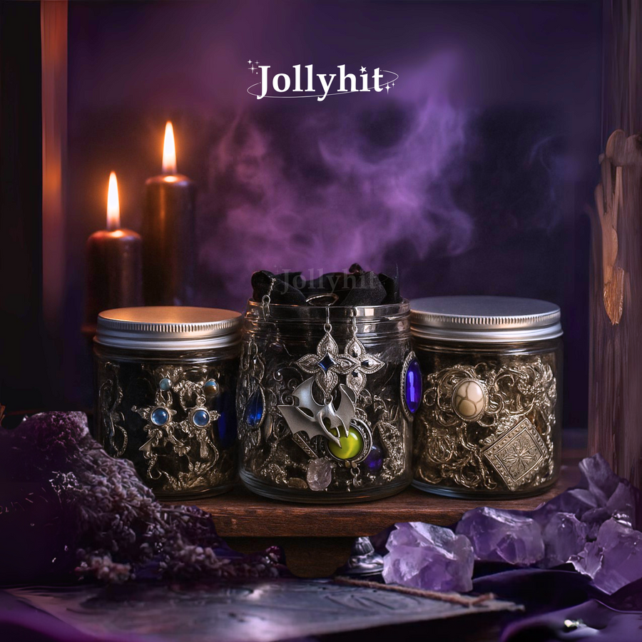 [Upgraded with Custom Options] Gothic Witchy Mystery Jewelry Jar - Estimated Delivery in 15 Business Days